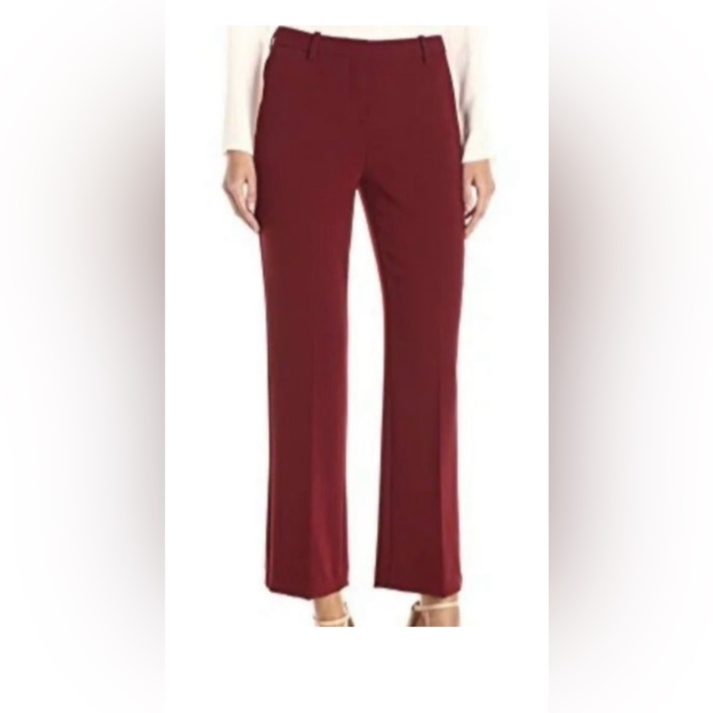 THEORY DEEP MULBERRY CLASSIC SUIT PANTS SIZE 10